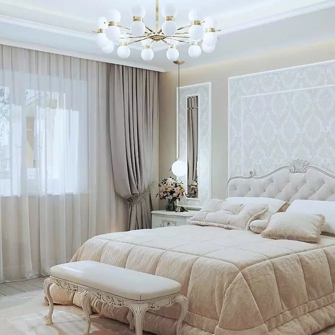 Camera da letto ottica in beige: 5 tecniche stilistiche e 70+ photoy 8884_116