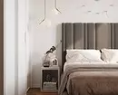 Оптичка спална соба во беж: 5 стилски техники и 70+ фотовите 8884_142