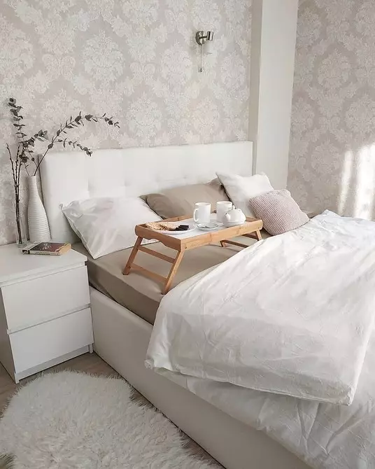 Camera da letto ottica in beige: 5 tecniche stilistiche e 70+ photoy 8884_154