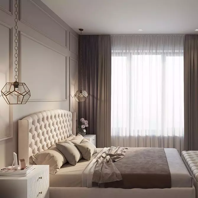 Camera da letto ottica in beige: 5 tecniche stilistiche e 70+ photoy 8884_156