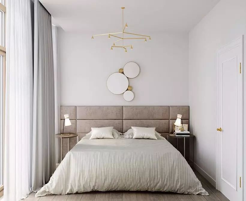 Camera da letto ottica in beige: 5 tecniche stilistiche e 70+ photoy 8884_18