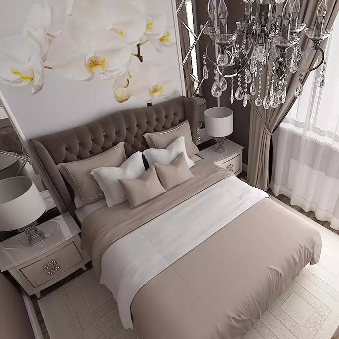 Camera da letto ottica in beige: 5 tecniche stilistiche e 70+ photoy 8884_29