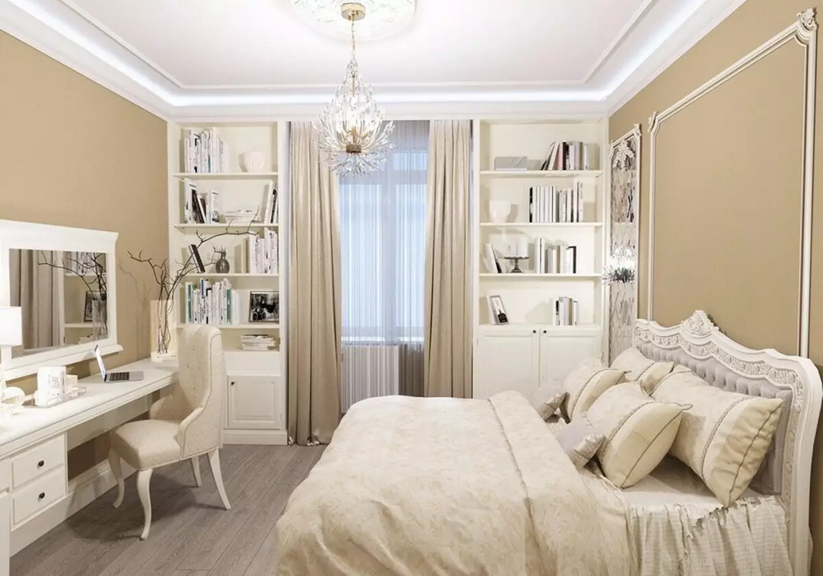 Camera da letto ottica in beige: 5 tecniche stilistiche e 70+ photoy 8884_62