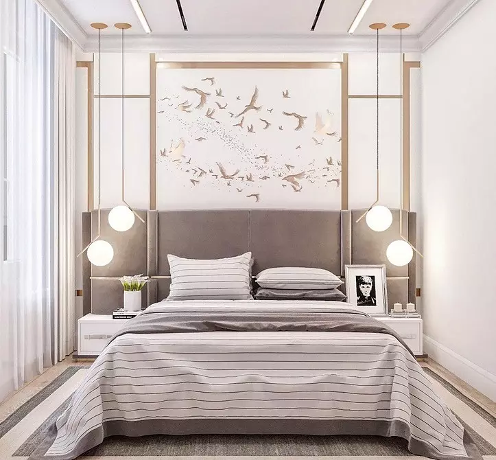 Camera da letto ottica in beige: 5 tecniche stilistiche e 70+ photoy 8884_74