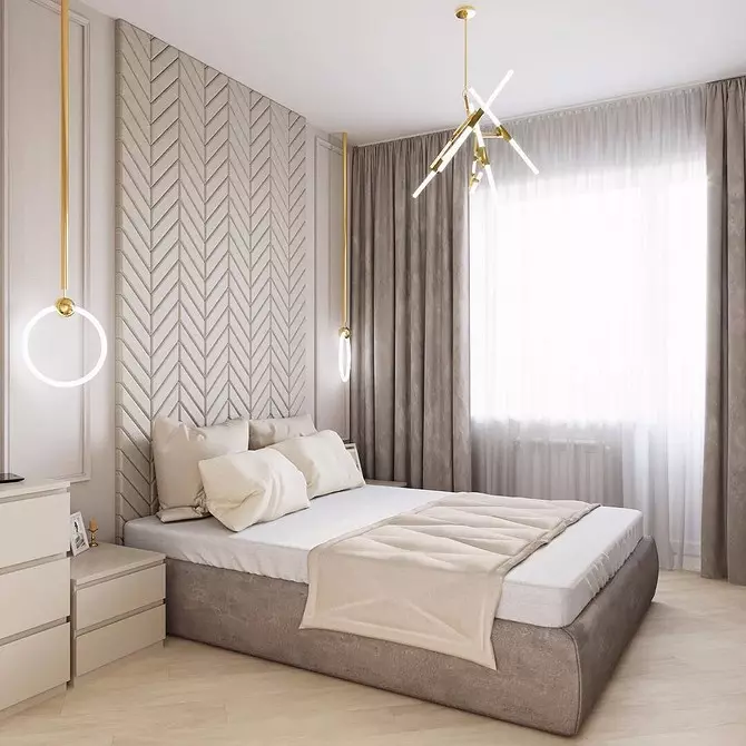 Camera da letto ottica in beige: 5 tecniche stilistiche e 70+ photoy 8884_76
