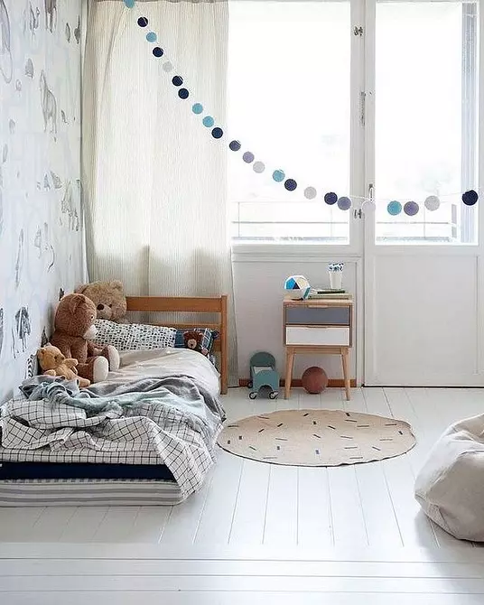 Vi tegner et barns rom i skandinavisk stil i 4 trinn 8898_15