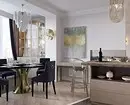 Cómo combinar correctamente el interior de la cocina, comedor y sala de estar: consejos y ejemplos visuales 8910_153