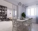 Cómo combinar correctamente el interior de la cocina, comedor y sala de estar: consejos y ejemplos visuales 8910_50