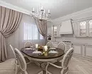 Comment combiner correctement l'intérieur de la cuisine, salle à manger et salon: astuces et exemples visuels 8910_51