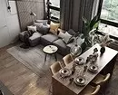 Ako správne kombinovať interiér kuchyne, jedáleň a obývacia izba: Tipy a vizuálne príklady 8910_71