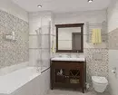 हामी cours स्क्वायर मिटरको क्षेत्रको साथ संयुक्त बाथरूमको डिजाईन बाहिर निकाल्छौं। M: उपयोगी सुझावहरू र 500 उदाहरणहरू 8912_12