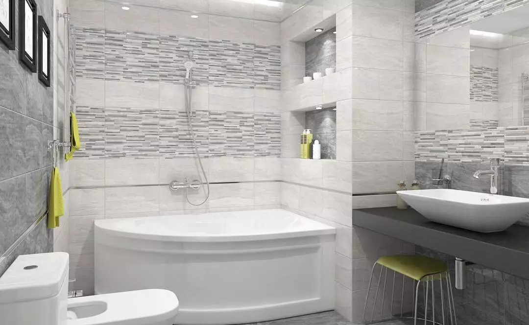 Dibuixem el disseny del bany combinat amb una superfície de 4 metres quadrats. M: consells útils i 50 exemples 8912_16