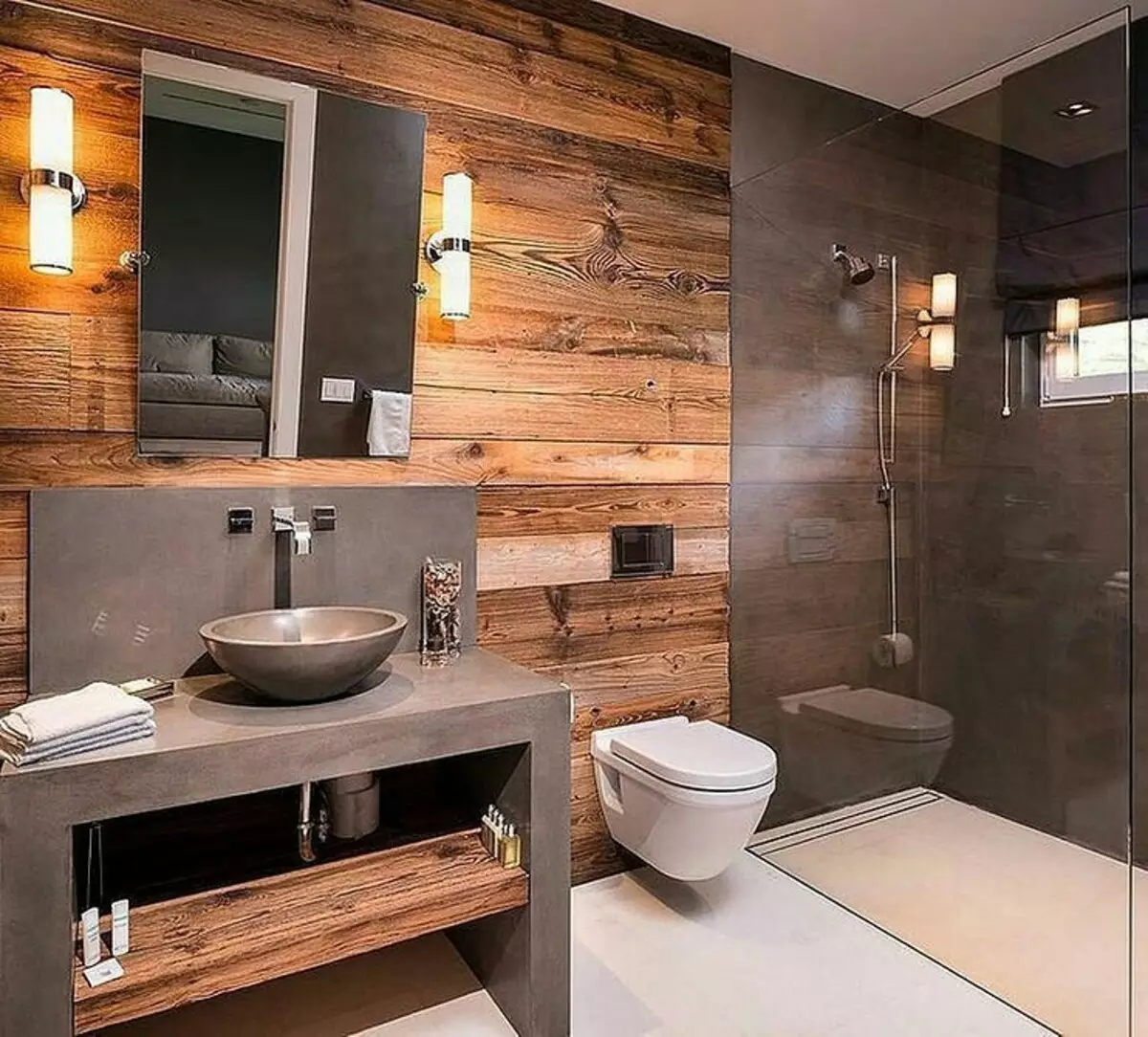 Dibuixem el disseny del bany combinat amb una superfície de 4 metres quadrats. M: consells útils i 50 exemples 8912_39