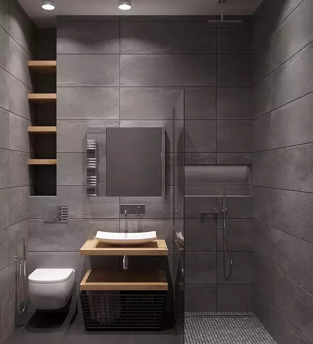 We draw out the design of the combined bathroom with an area of ​​4 square meters. M: Useful tips and 50 examples 8912_40