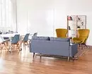 Hoe om meubels in die sitkamer te sit: 'n eenvoudige instruksie en 70 + foto 8916_131