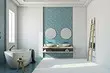 פנים של חדר אמבטיה לבן: 9 רישום טיפים ו 55 דוגמאות של עיצוב מסוגנן