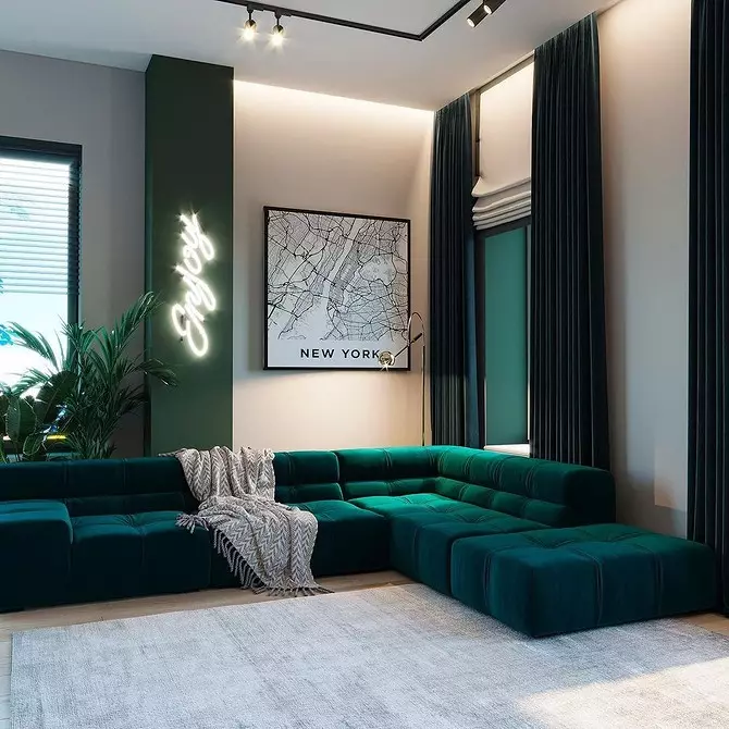 15 shenja të divanit në modë dhe moderne për dhomën e ndenjes në vitin 2021 8938_67