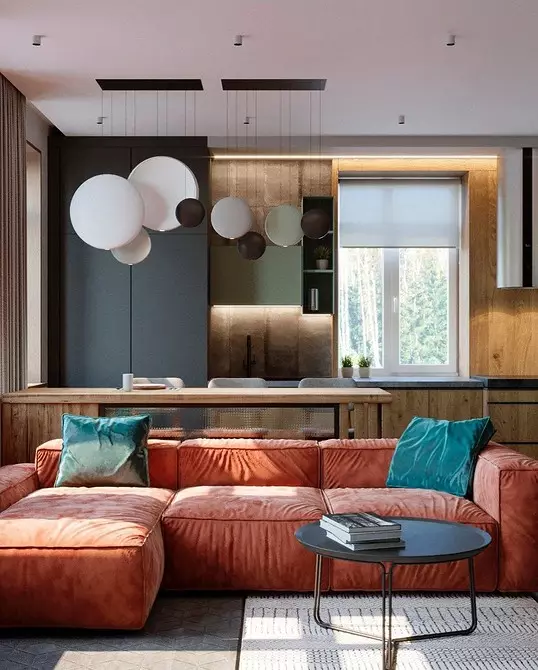 15 segni di divano alla moda e moderno per il soggiorno nel 2021 8938_79
