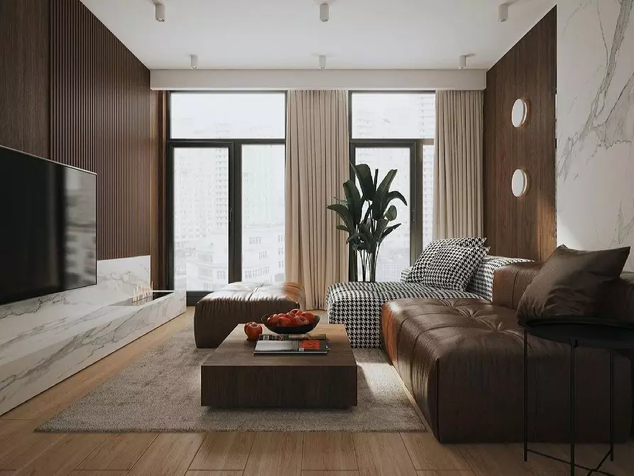 15 Tanda-tanda sofa yang bergaya dan moden untuk ruang tamu pada tahun 2021 8938_88