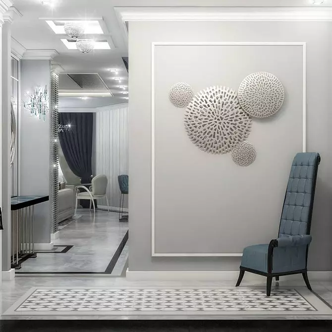 Korridor versiering met dekoratiewe klip: idees en 60 + pragtige voorbeelde 8945_62