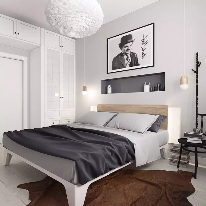 We draw up the interior of the bedroom with an area of ​​15 square meters. M. 8948_10
