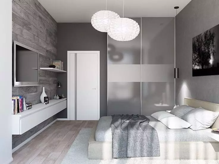 We draw up the interior of the bedroom with an area of ​​15 square meters. M. 8948_61