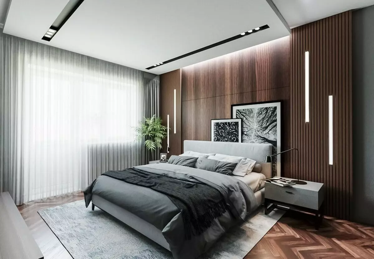 We draw up the interior of the bedroom with an area of ​​15 square meters. M. 8948_9