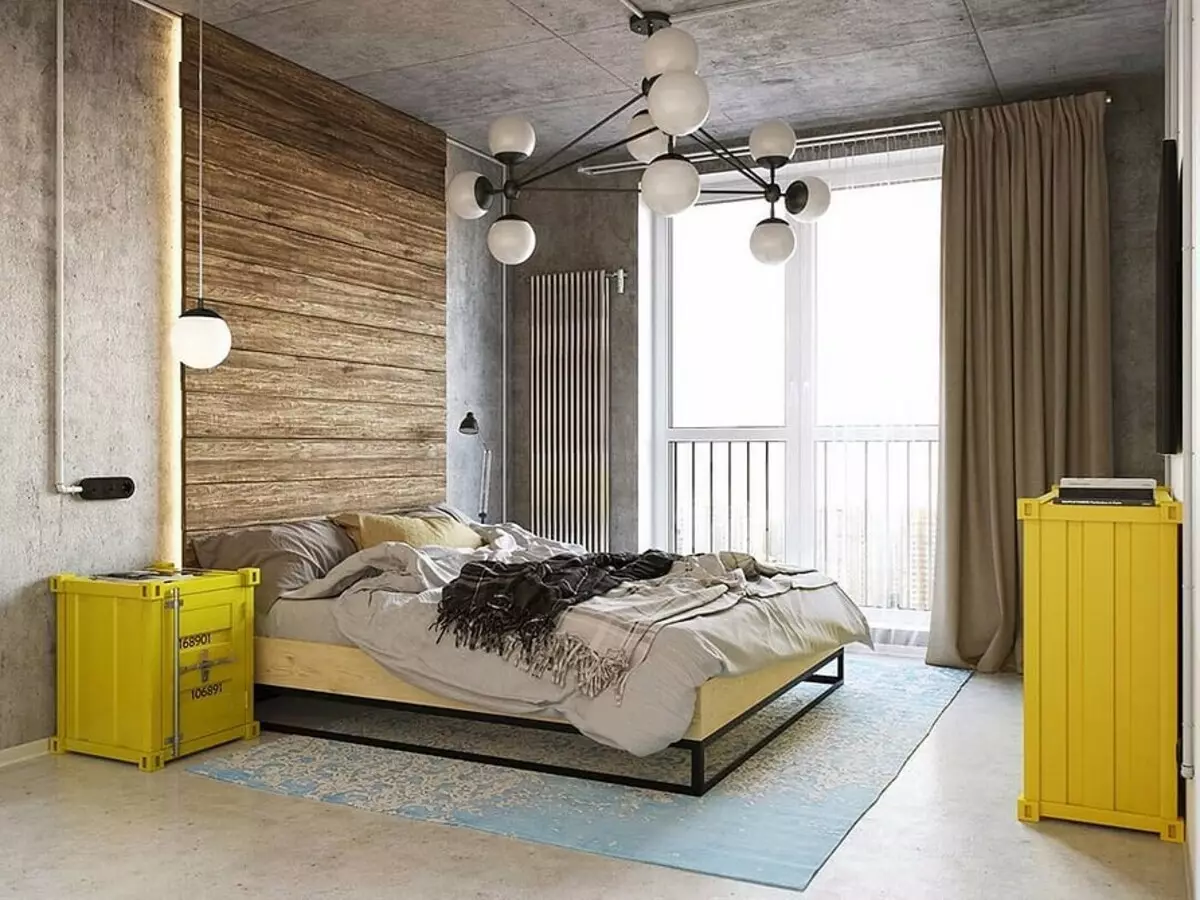 Ne harxhojmë brendësinë e dhomës së gjumit me një sipërfaqe prej 15 metra katrorë. M. 8948_95