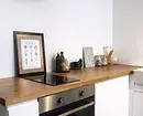 Reka bentuk dapur tanpa kabinet teratas: kebaikan, keburukan dan 45 foto untuk inspirasi 8978_23