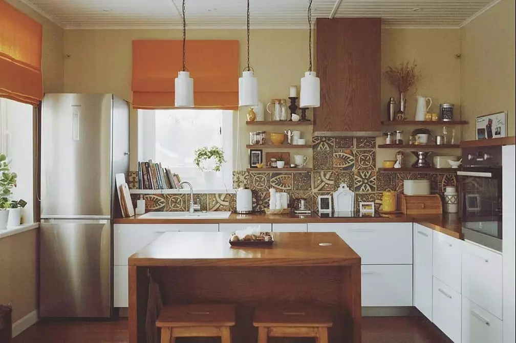 Kitchen Design Without Top Cabinets: Pros, Cons at 45 mga larawan para sa Inspiration 8978_59