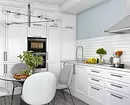 طراحی آشپزخانه بدون کابینت بالا: جوانب مثبت، منفی و 45 عکس برای الهام 8978_71