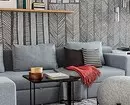 Nunca deixe a forma: sofá cinzento no interior 8983_13