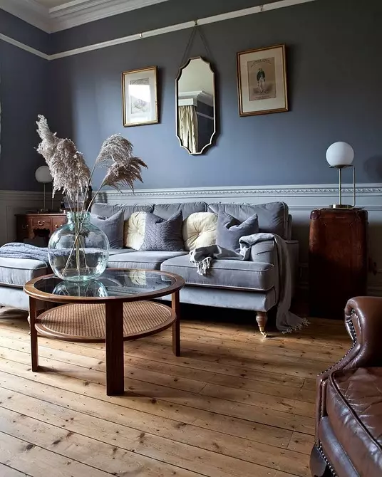 Nunca deixe a forma: sofá cinzento no interior 8983_21