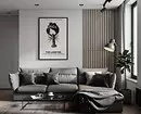 Nunca deixe a forma: sofá cinzento no interior 8983_27