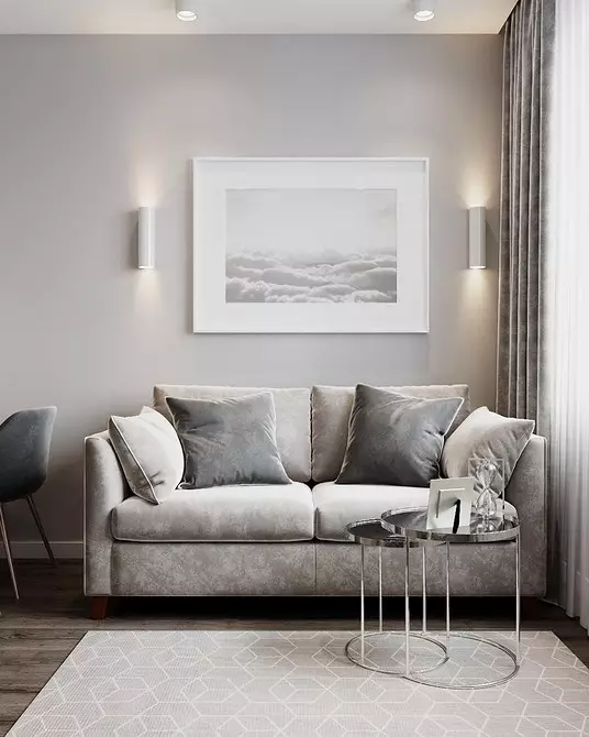 Nunca deixe a forma: sofá cinzento no interior 8983_35