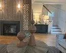 Interior da sala de estar con cheminea: consellos sobre elixir e deseñar 8994_129