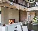 Hundurê odeya rûniştinê bi fireplace: Serişteyên li ser bijartin û sêwiranê 8994_141