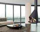 Interior da sala de estar con cheminea: consellos sobre elixir e deseñar 8994_41