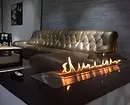 Interior da sala de estar con cheminea: consellos sobre elixir e deseñar 8994_77
