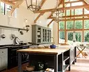 Kaip išleisti virtuvės interjerą į kotedžą: stilistiniai sprendimai ir 45+ Photoy 9012_17
