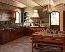 Hogyan adjon ki egy konyha belsejét a házban: stilisztikai megoldások és 45+ fotó 9012_18