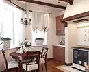 Come emettere un interno della cucina presso il cottage: soluzioni stilistiche e 45+ photoy 9012_20