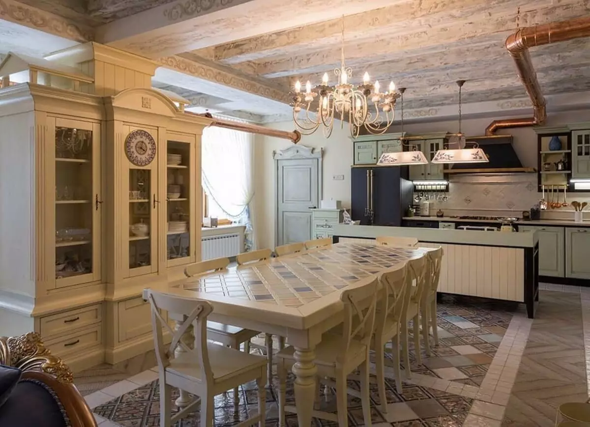 Com emetre un interior de cuina a la casa: solucions estilístiques i 45 photoy 9012_44