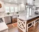 Come emettere un interno della cucina presso il cottage: soluzioni stilistiche e 45+ photoy 9012_69