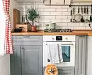 Жижиг гал тогооны өрөөний чихэвчийг сонгоорой: зөвлөмж, 40+ загварлаг жишээ 9041_32