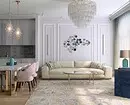 Moderní klasika v interiéru obývacího pokoje: tipy pro stvoření a 45 inspirativní příklady 9057_22