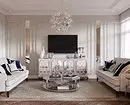 Moderní klasika v interiéru obývacího pokoje: tipy pro stvoření a 45 inspirativní příklady 9057_5