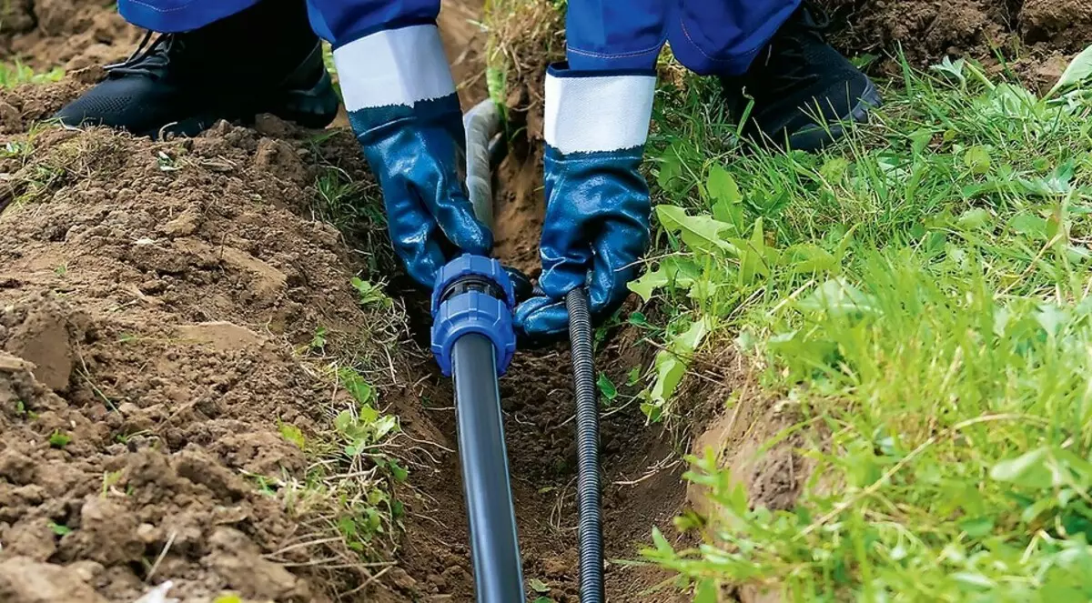 Pipe at polyethylene fittings ...