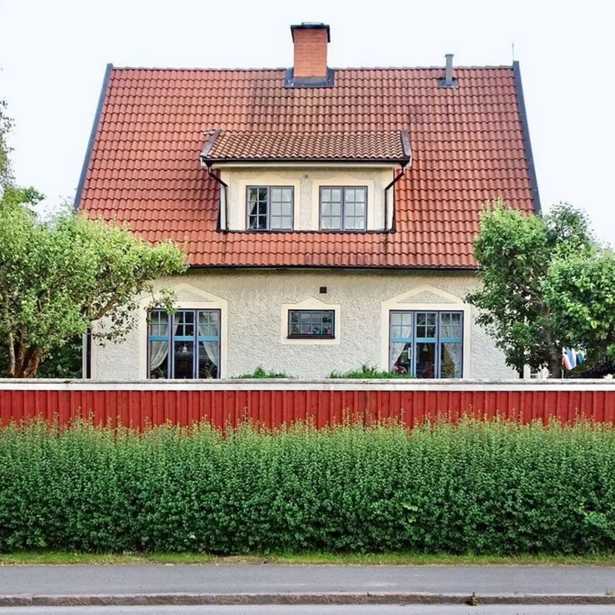 Ontwerp van die huishoudelike plot in 'n privaat huis: nuttige wenke en 50 foto's van regte voorwerpe 9063_24