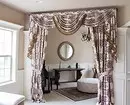 Velg dekorative gardiner på døråpningen: design tips og 70 interessante eksempler 9077_77